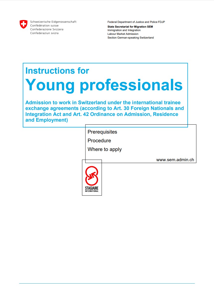 Instructions for Young professionals